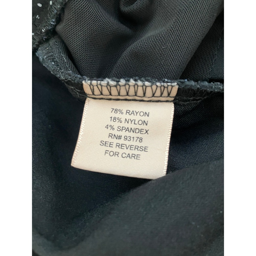 Philosophy Petite Black Polka Dot Bermuda Shorts Womens PM Stretch Flat Front - Picture 7 of 7